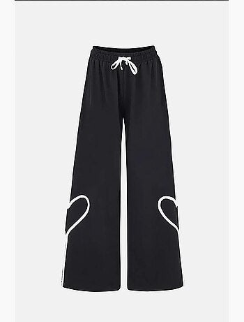 Pantalon détaillé en forme de cœur hiccup