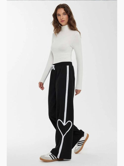 Pantalon détaillé en forme de cœur hiccup - Kiabi