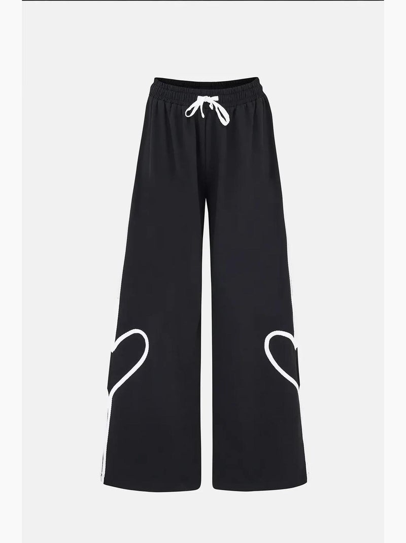 Pantalon détaillé en forme de cœur hiccup Noir - Kiabi