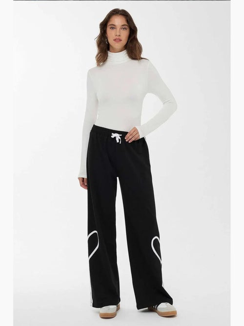 Pantalon détaillé en forme de cœur hiccup - Kiabi