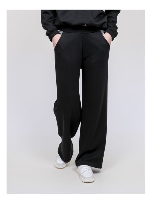 Pantalon détails tweed ENRIKA - Kiabi