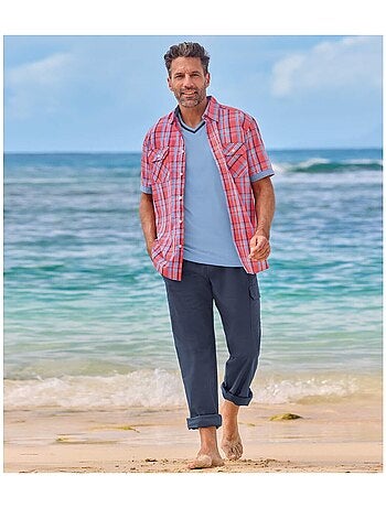 Pantalon Cargo Top Détente Beige - ATLAS FOR MEN