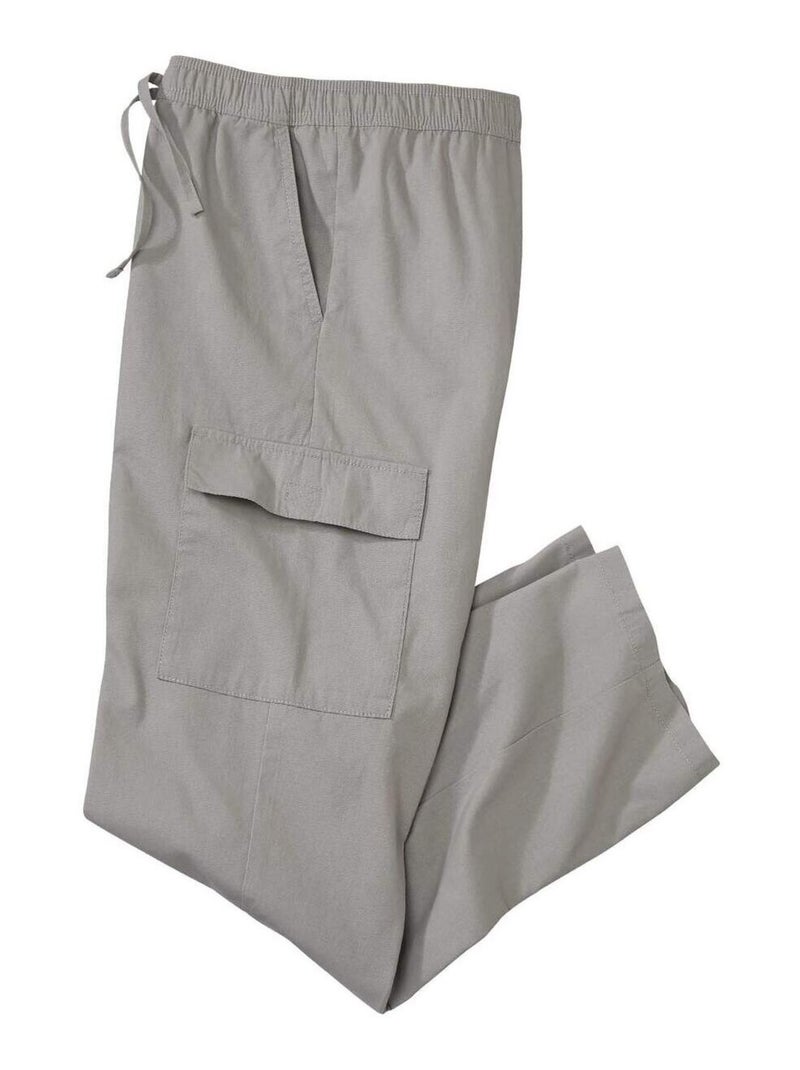 Pantalon Détente Cargo Confort   - ATLAS FOR MEN Bleu marine - Kiabi