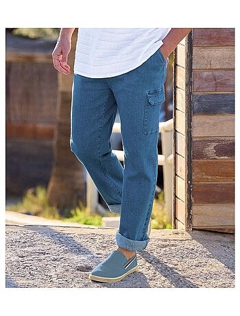 Pantalon Détente Cargo en Jean : - ATLAS FOR MEN