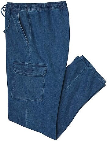 Pantalon détente cargo en jean : - atlas for men