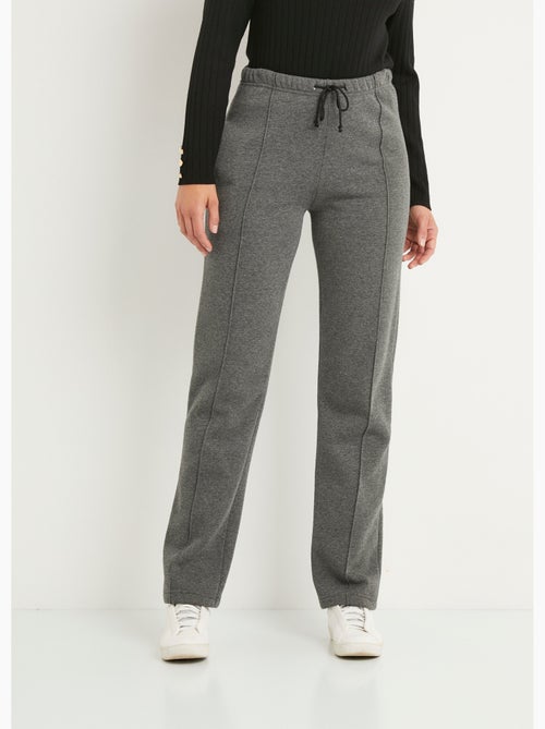 Pantalon détente ceinture élastiquée molleton - Afibel - Kiabi