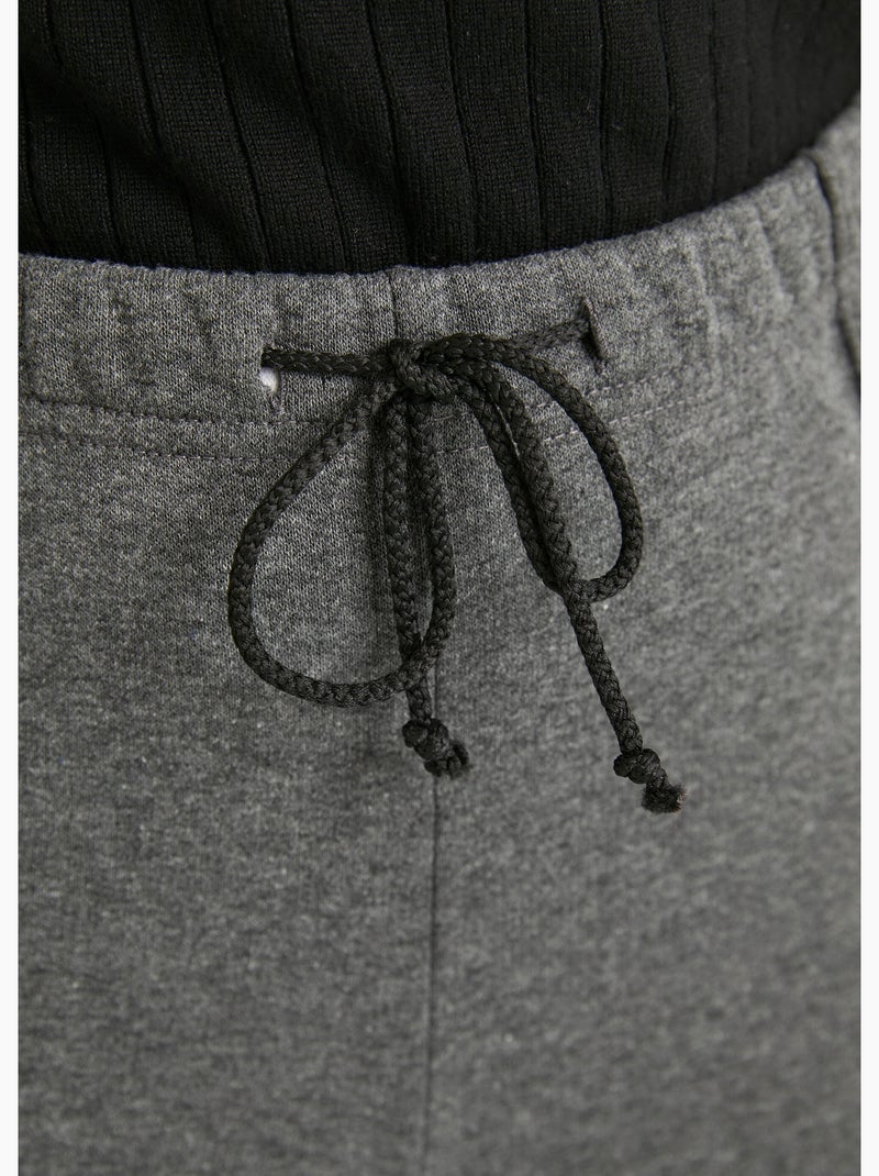 Pantalon détente ceinture élastiquée molleton - Afibel gris anthracite - Kiabi