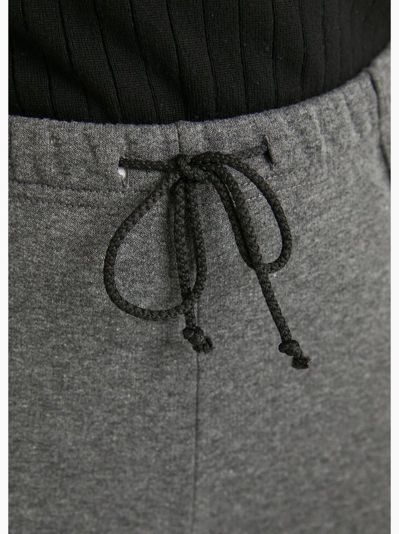 Pantalon détente ceinture élastiquée molleton - afibel Gris - Kiabi