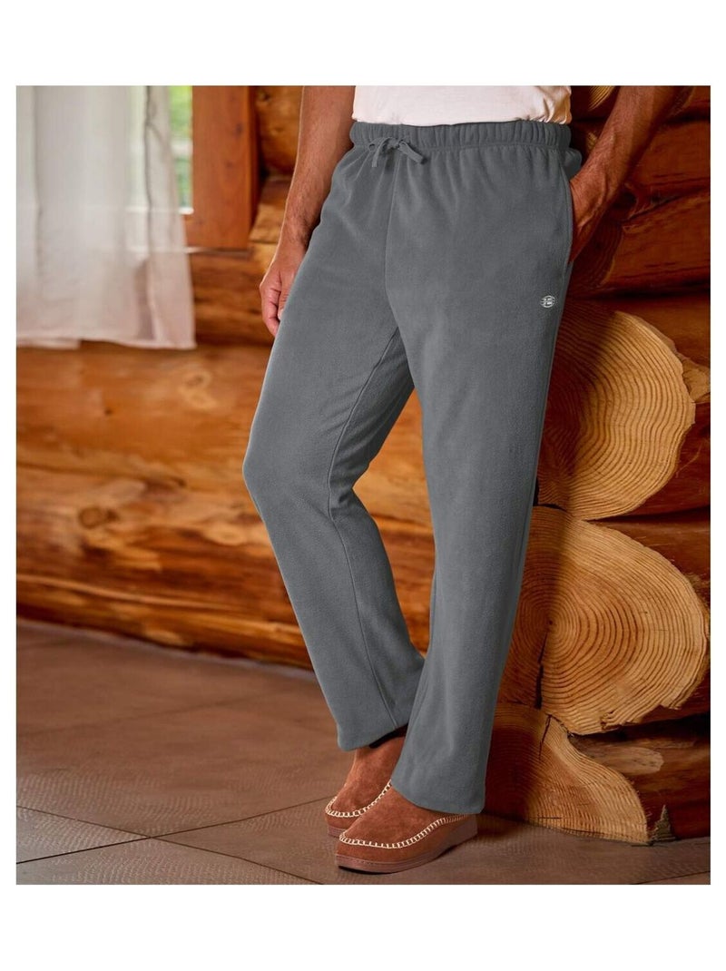Pantalon Détente Micropolaire  - ATLAS FOR MEN Gris - Kiabi