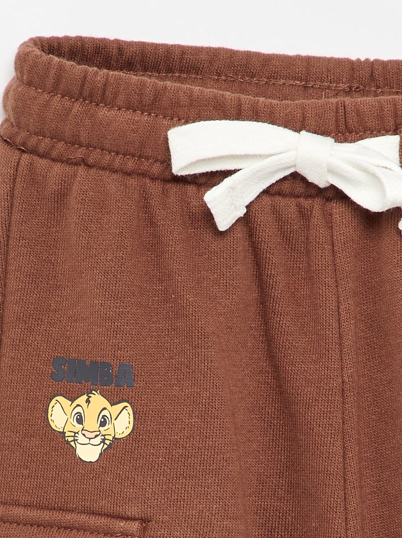 Pantalon 'Disney' avec poches cargo Marron - Kiabi