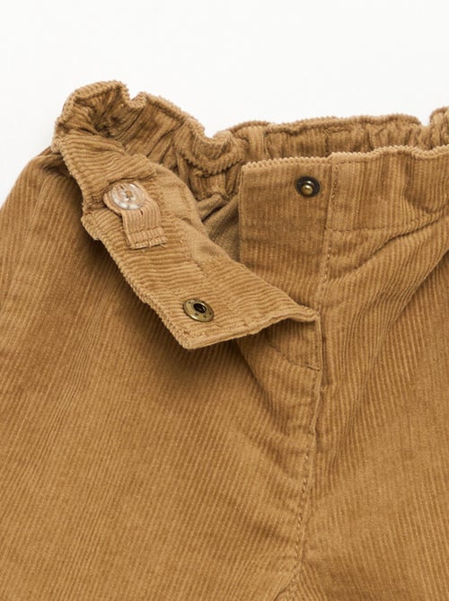 Pantalon 'Disney' 'Mickey' en velours côtelé - Kiabi