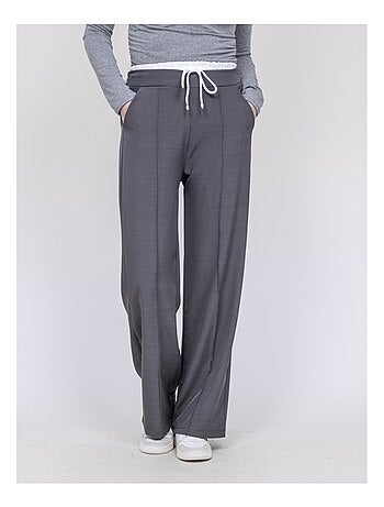 Pantalon double ceinture EGLENY