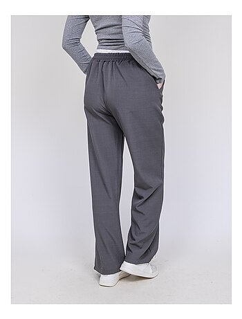 Pantalon double ceinture EGLENY