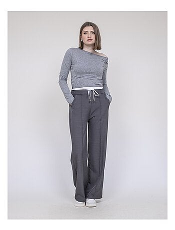 Pantalon double ceinture EGLENY