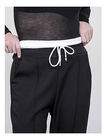 Pantalon double ceinture EGLENY