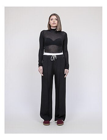 Pantalon double ceinture EGLENY