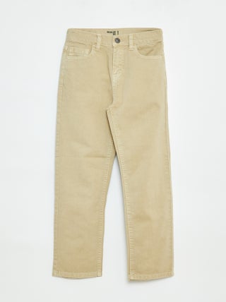Pantalon droit - regular fit à 5 poches