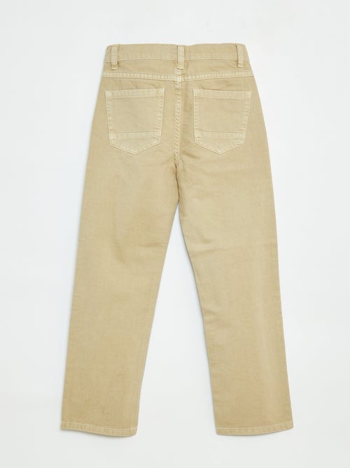 Pantalon droit - regular fit à 5 poches - Kiabi