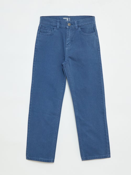 Pantalon droit - regular fit à 5 poches - Kiabi