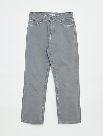 Pantalon droit - regular fit à 5 poches