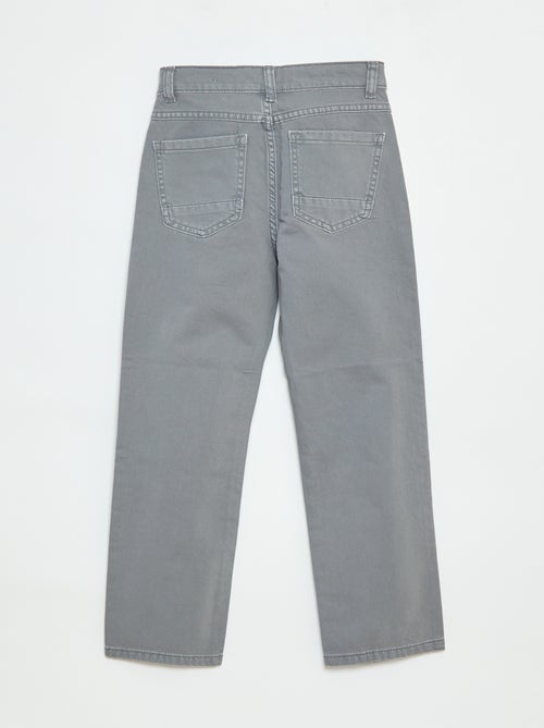 Pantalon droit - regular fit à 5 poches - Kiabi
