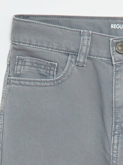 Pantalon droit - regular fit à 5 poches - Kiabi