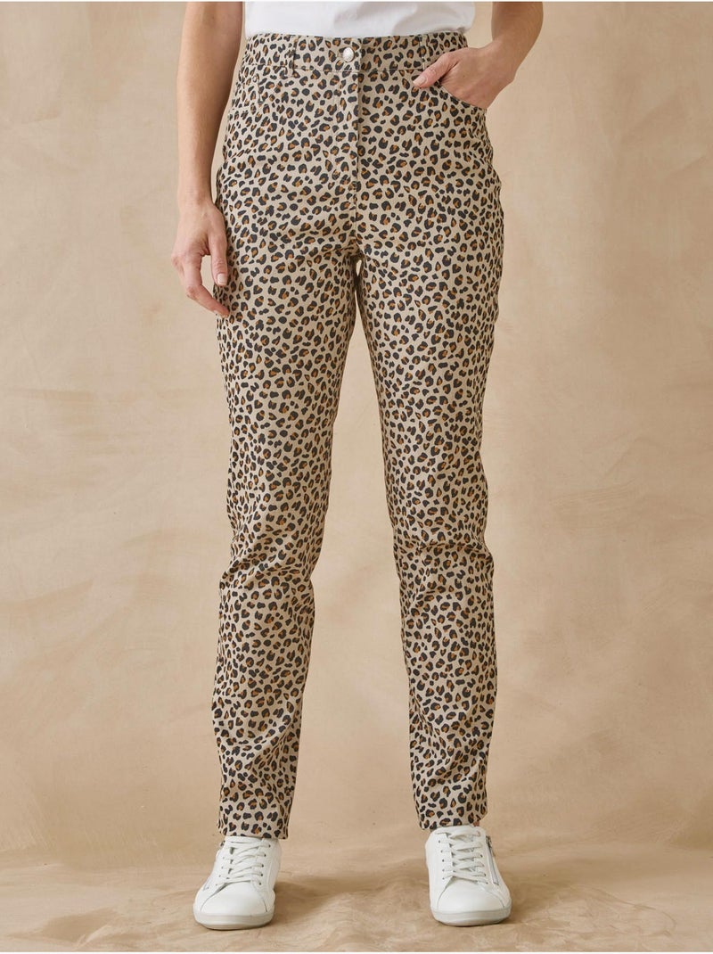 Pantalon droit 5 poches - DAXON Beige - Kiabi
