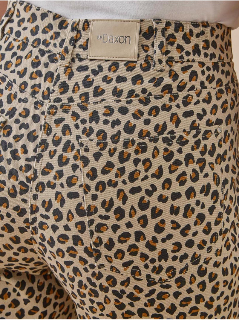 Pantalon droit 5 poches - DAXON Beige - Kiabi