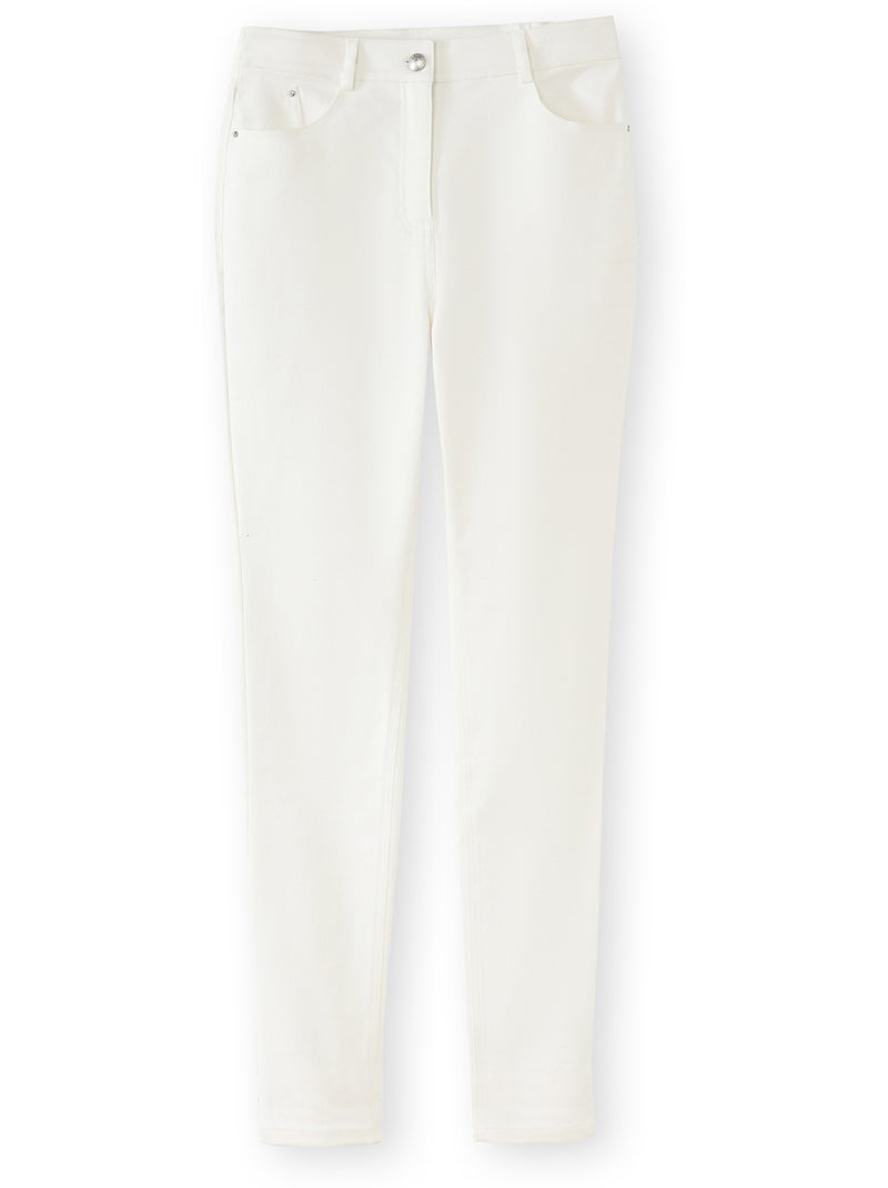 Pantalon droit 5 poches - DAXON Blanc cassé - Kiabi