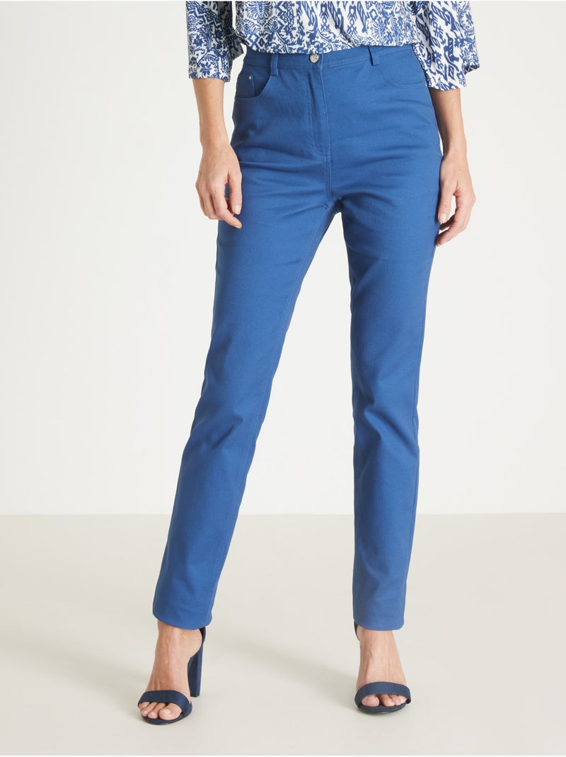 Pantalon droit 5 poches - DAXON Bleu marine - Kiabi