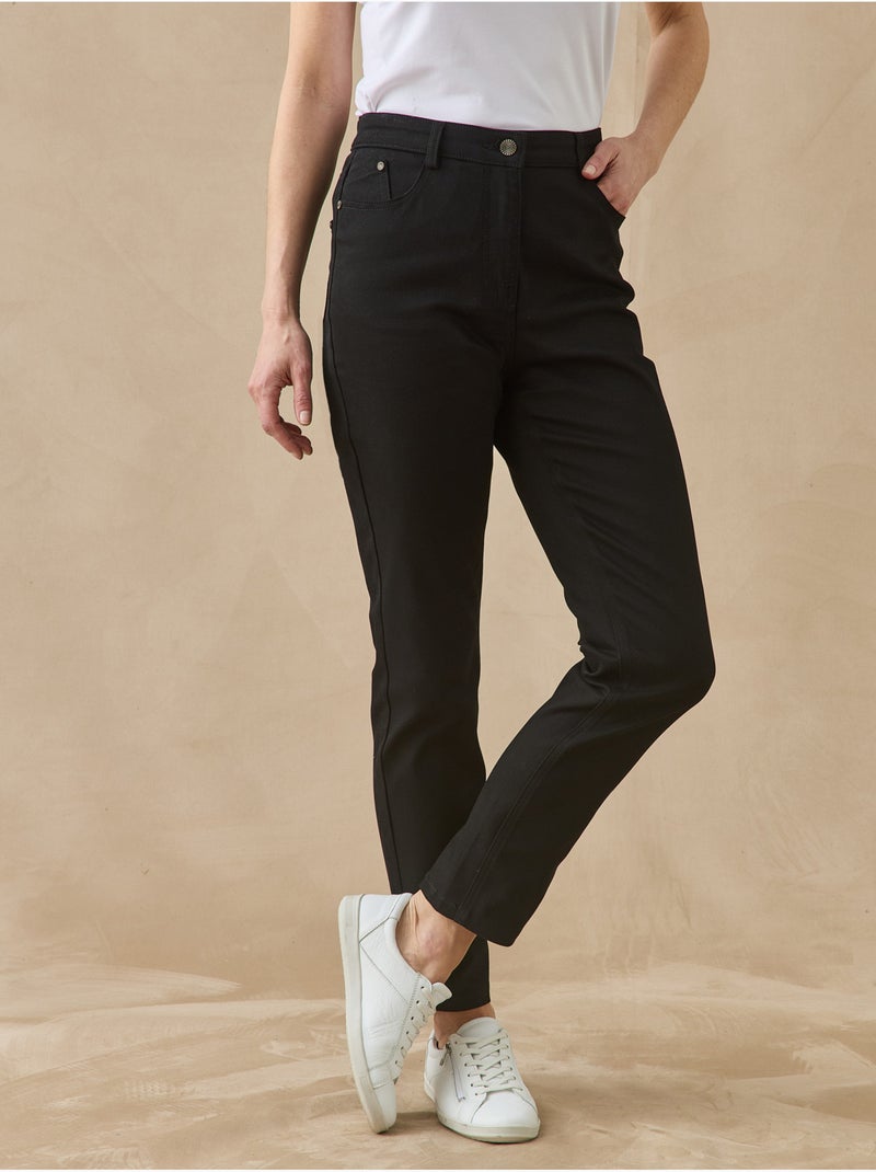 Pantalon droit 5 poches. - DAXON Noir Noir - Kiabi