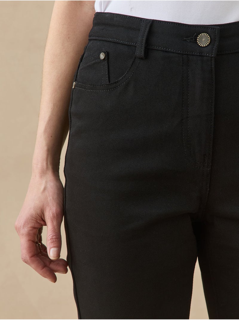 Pantalon droit 5 poches. - DAXON Noir Noir - Kiabi
