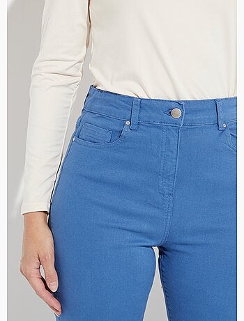 Pantalon droit 5 poches coton stretch - Afibel