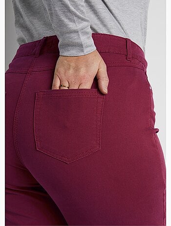 Pantalon droit 5 poches coton stretch - Afibel