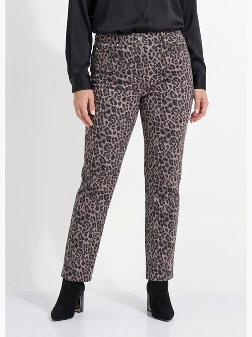 Pantalon droit 5 poches coton stretch - Afibel - Kiabi Pantalon droit 5 poches coton stretch - Afibel - Kiabi