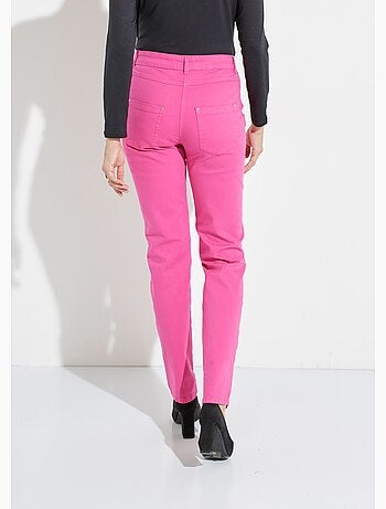 Pantalon droit 5 poches coton stretch - Afibel
