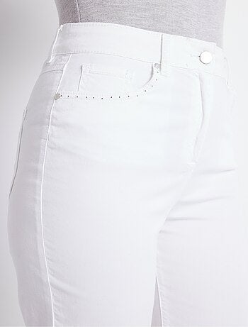 Pantalon droit 5 poches coton stretch
