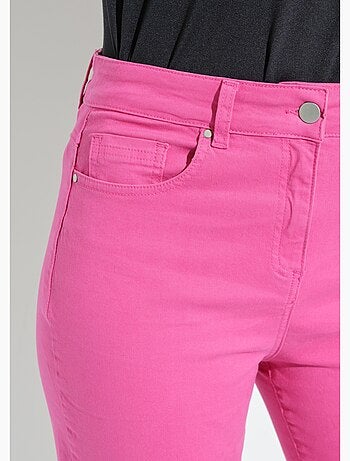 Pantalon droit 5 poches coton stretch