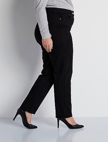 Pantalon droit 5 poches coton stretch