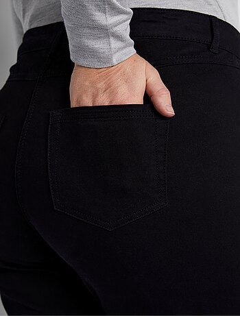 Pantalon droit 5 poches coton stretch