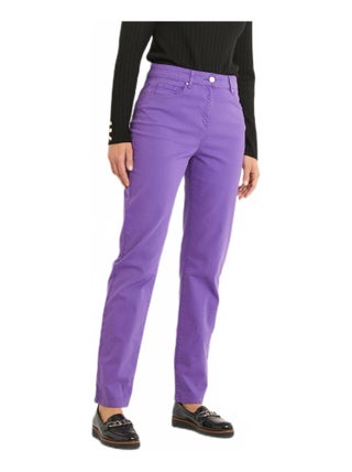 Pantalon droit 5 poches coton stretch