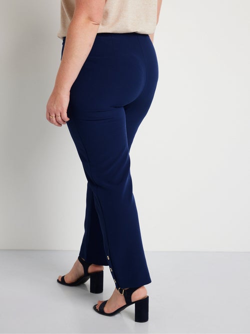 Pantalon droit 7/8e uni infroissable - Afibel - Kiabi