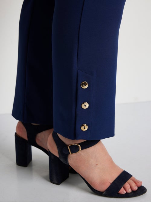 Pantalon droit 7/8e uni infroissable - Afibel - Kiabi