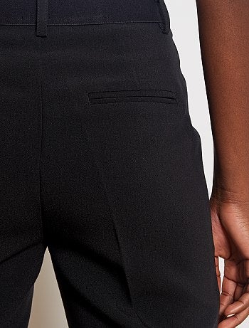 Pantalon droit 7/8ème dos élastiqué - Kiabi