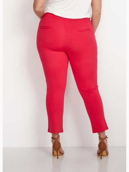 Pantalon droit 7/8ème maille milano - Afibel - Kiabi