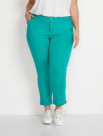 Pantalon droit 7/8ème maille milano