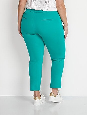 Pantalon droit 7/8ème maille milano