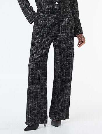 Pantalon droit à carreaux 'JDY'