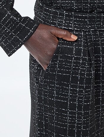 Pantalon droit à carreaux 'JDY'