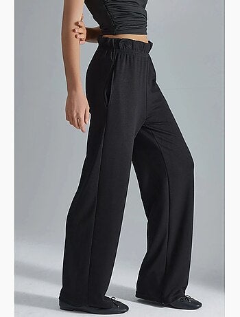 Pantalon droit à enfiler, coupe classique hiccup